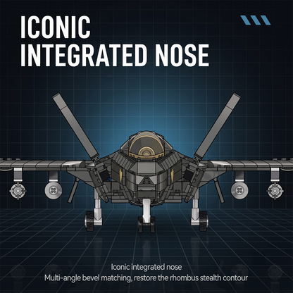 Stealth Fighter Jet Building Kit