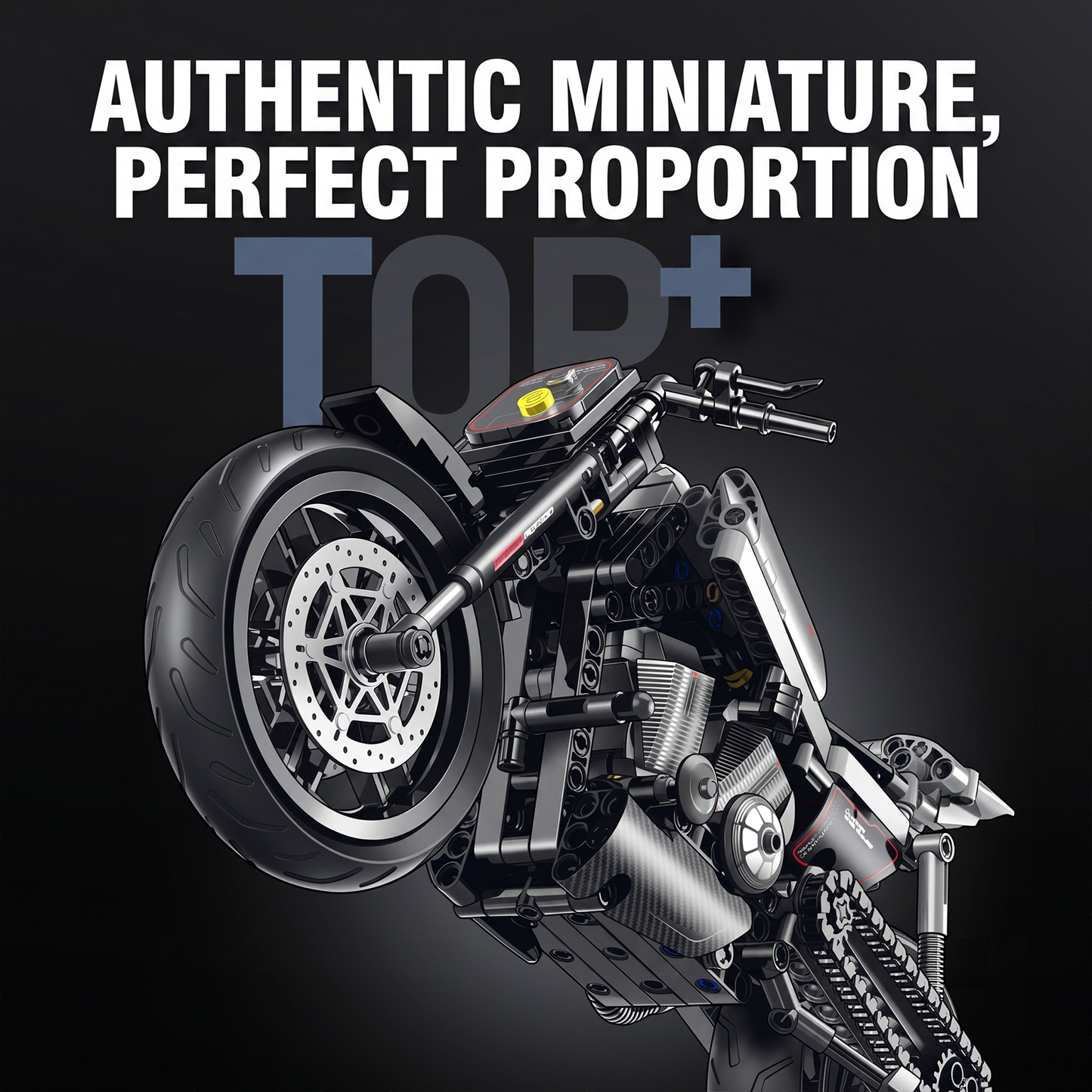 1:8 Street Tracker Motorcycle Building Kit