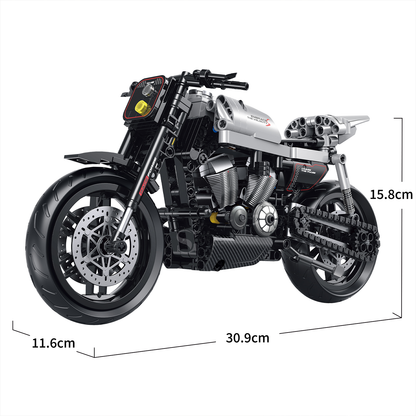 1:8 Street Tracker Motorcycle Building Kit