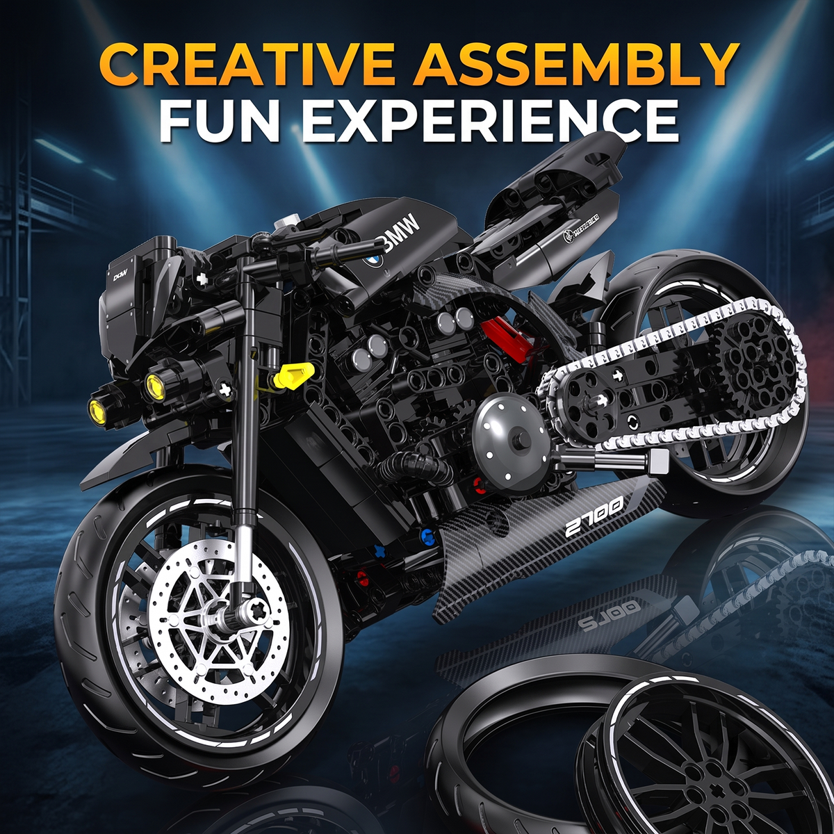 1:8 Streetfighter Motorcycle Building Kit