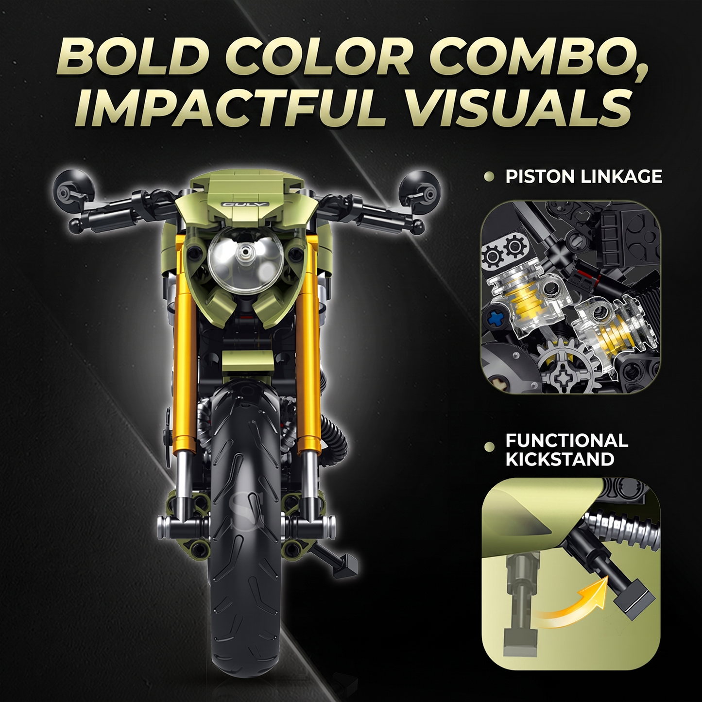 1:8 Streetfighter Motorcycle Building Kit