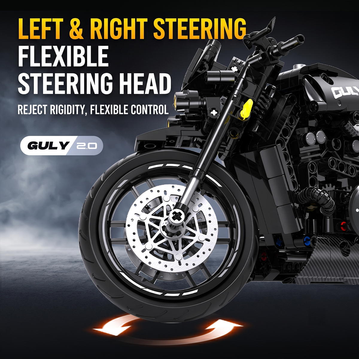 1:8 Streetfighter Motorcycle Building Kit