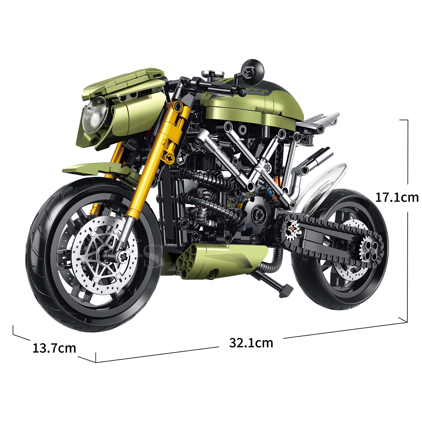 1:8 Streetfighter Motorcycle Building Kit