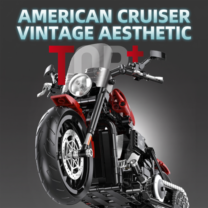 1:8 Touring Cruiser Motorcycle Building Kit