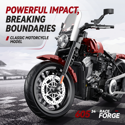 1:8 Touring Cruiser Motorcycle Building Kit