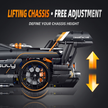 1:8 Track Combat Supercar Building Set — Tungsten Grey