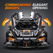 1:8 Track Combat Supercar Building Set — Tungsten Grey