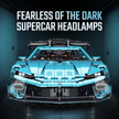 1:8 Track Hypercar Building Set — Lake Blue
