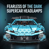 1:8 Track Hypercar Building Set — Lake Blue