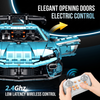 1:8 Track Hypercar Building Set — Lake Blue