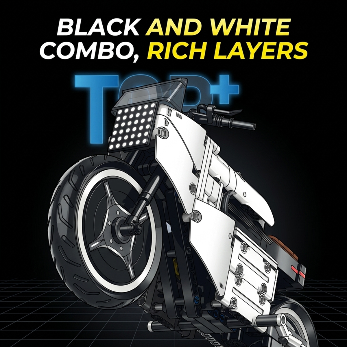 1:8 Urban Roadster Motorcycle Building Kit