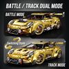 1:8 Widebody GT Supercar Building Set — Electroplated Gold