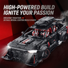 1:8 Widebody Modified Wagon Building Set — Matte Black