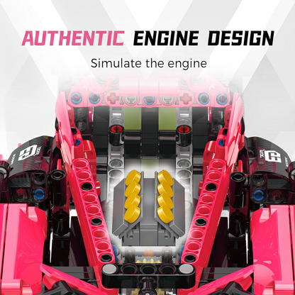 1:14 Track Supercar Building Kit