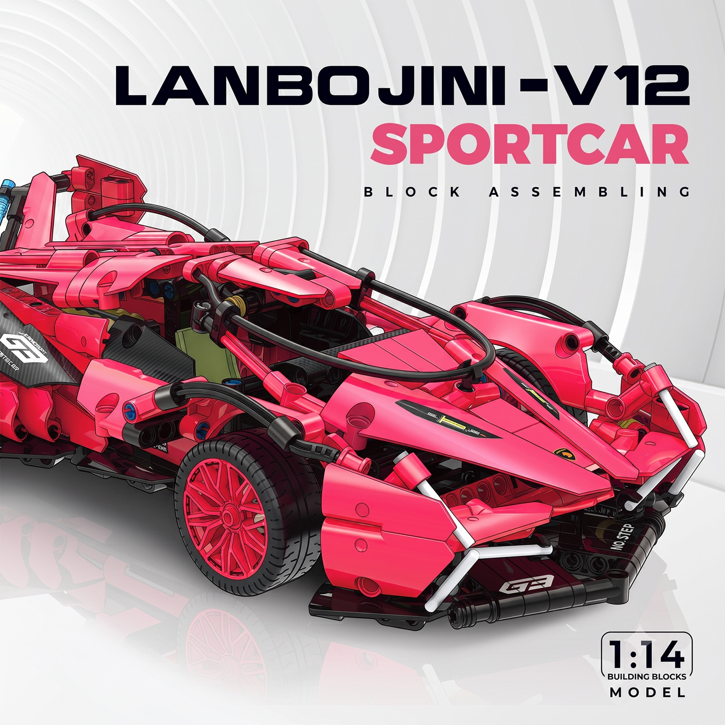 1:14 Track Supercar Building Kit