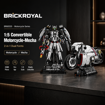 1:5 Convertible Motorcycle-Mecha Building Kit (C-01) BR60520