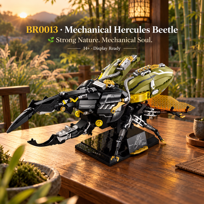 Mechanical Hercules Beetle Building Set