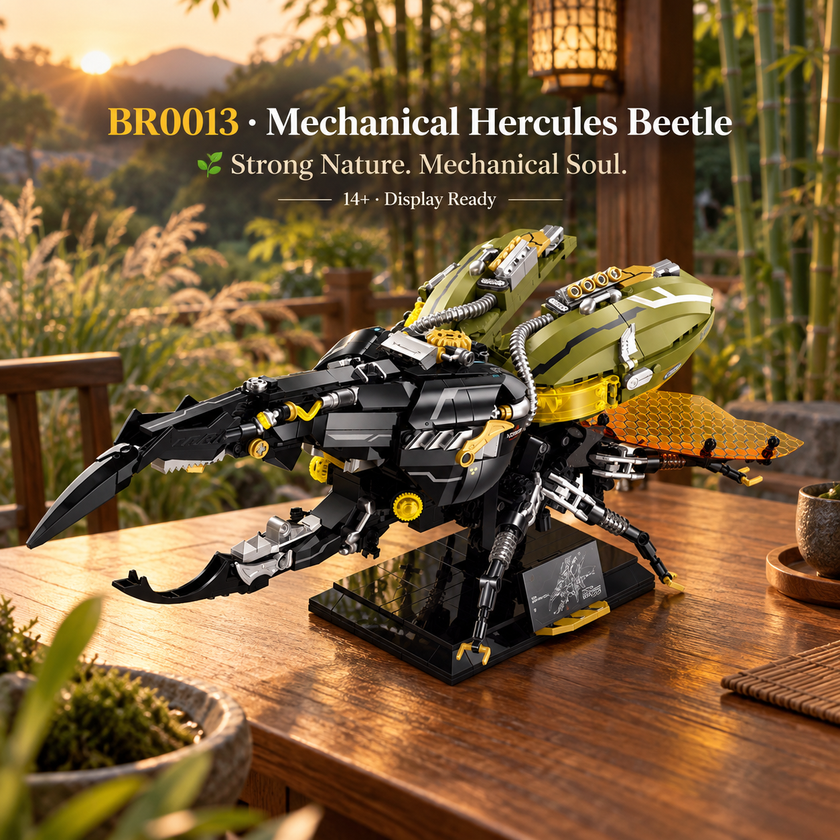 Mechanical Hercules Beetle Building Set