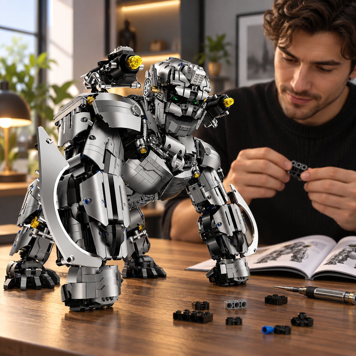 Primal Gorilla Mecha Building Set