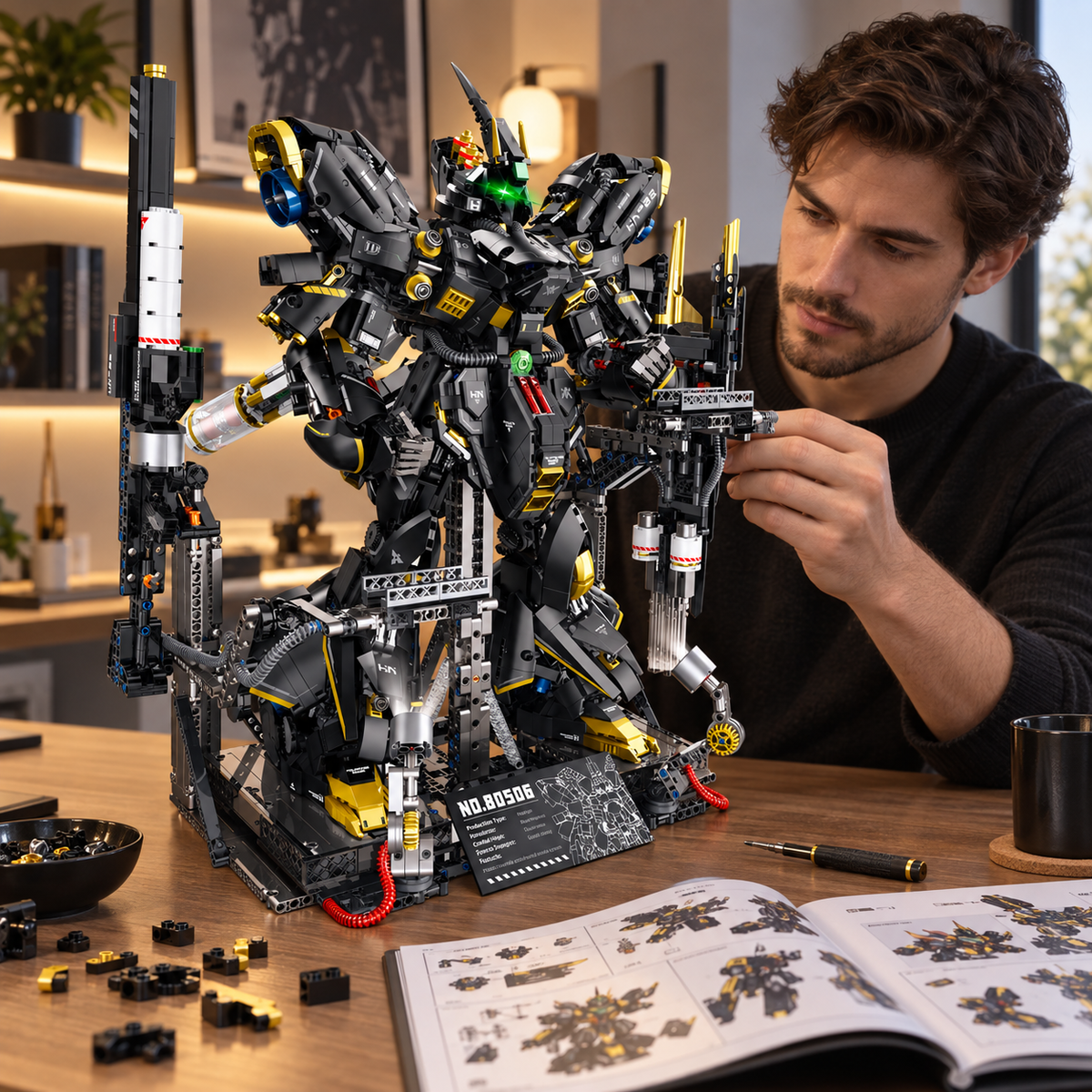 Dark Slayer Mecha Building Set