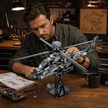 Attack Helicopter Building Kit | Mechanical Building Kits | BrickRoyal