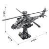 Attack Helicopter Building Kit | Mechanical Building Kits | BrickRoyal