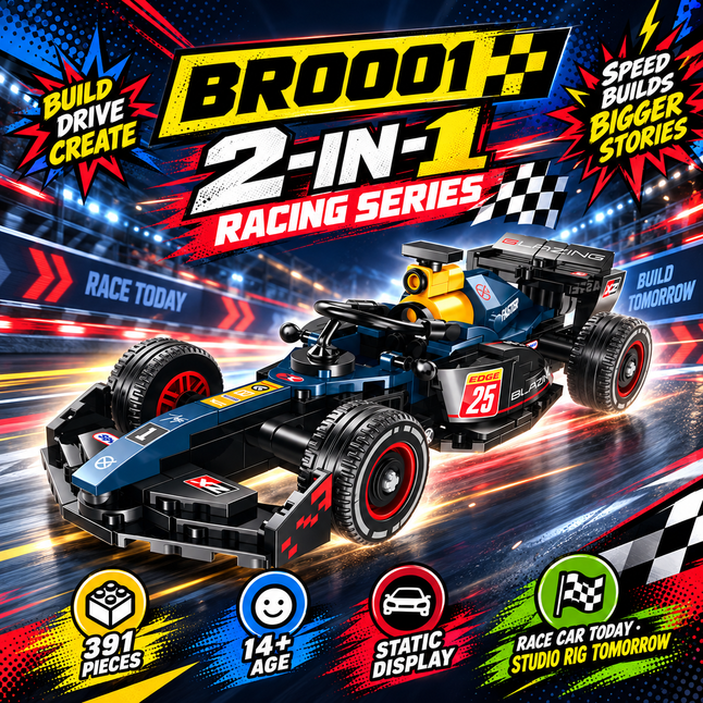 Grand Prix Formula Race Car Building Blocks