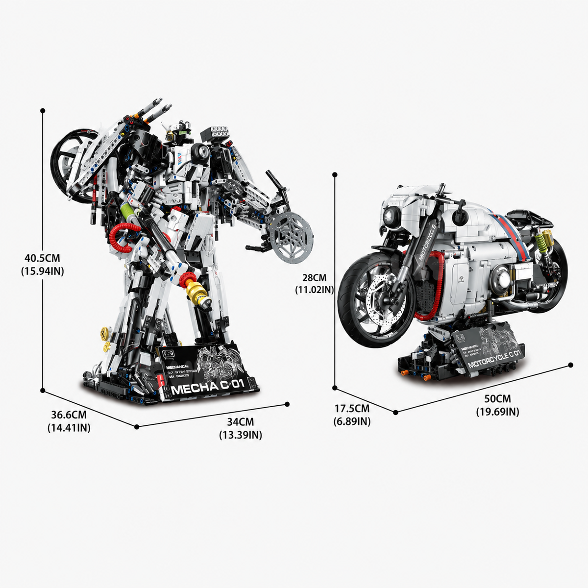 1:5 Convertible Motorcycle-Mecha Building Kit (C-01)