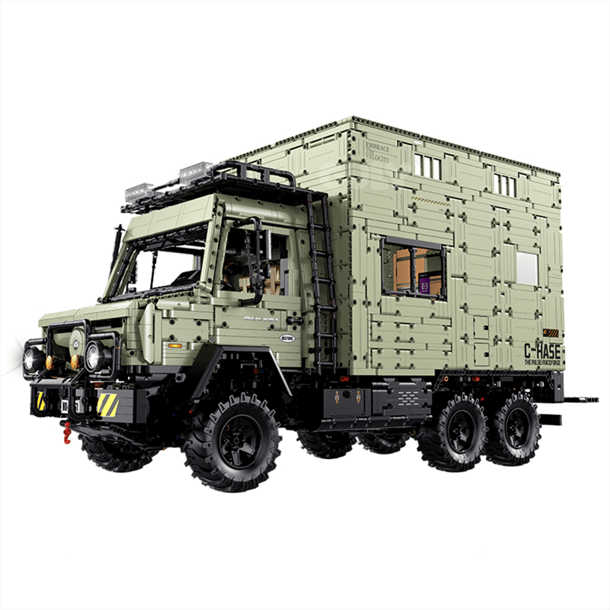 Built for the Wild: Expedition Camper Truck Building Set | Mechanical Building Kits | BrickRoyal