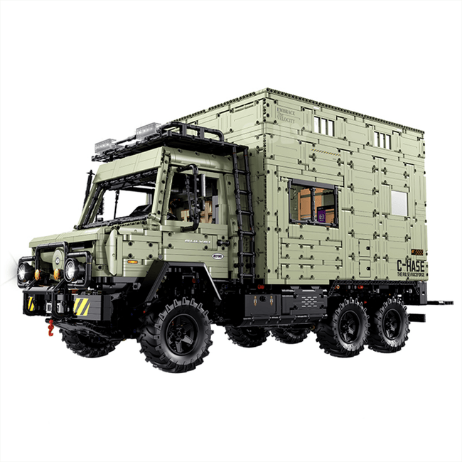 Built for the Wild: Expedition Camper Truck Building Set | Mechanical Building Kits | BrickRoyal