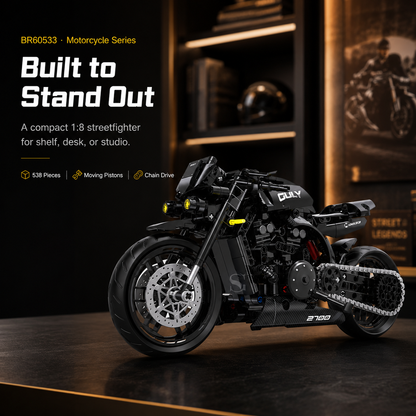 1:8 Streetfighter Motorcycle Building Kit
