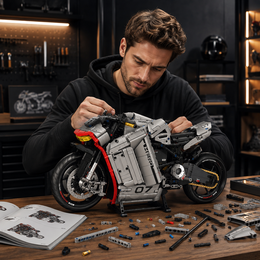 1:5 Futuristic Electric Concept Superbike Building Kit