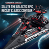 Dark Interstellar Warship Building Kit | Mechanical Building Kits | BrickRoyal