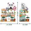 Dog Coffee Shop Modular Street-View Building Set | Mechanical Building Kits | BrickRoyal