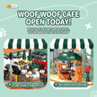 Dog Coffee Shop Modular Street-View Building Set | Mechanical Building Kits | BrickRoyal