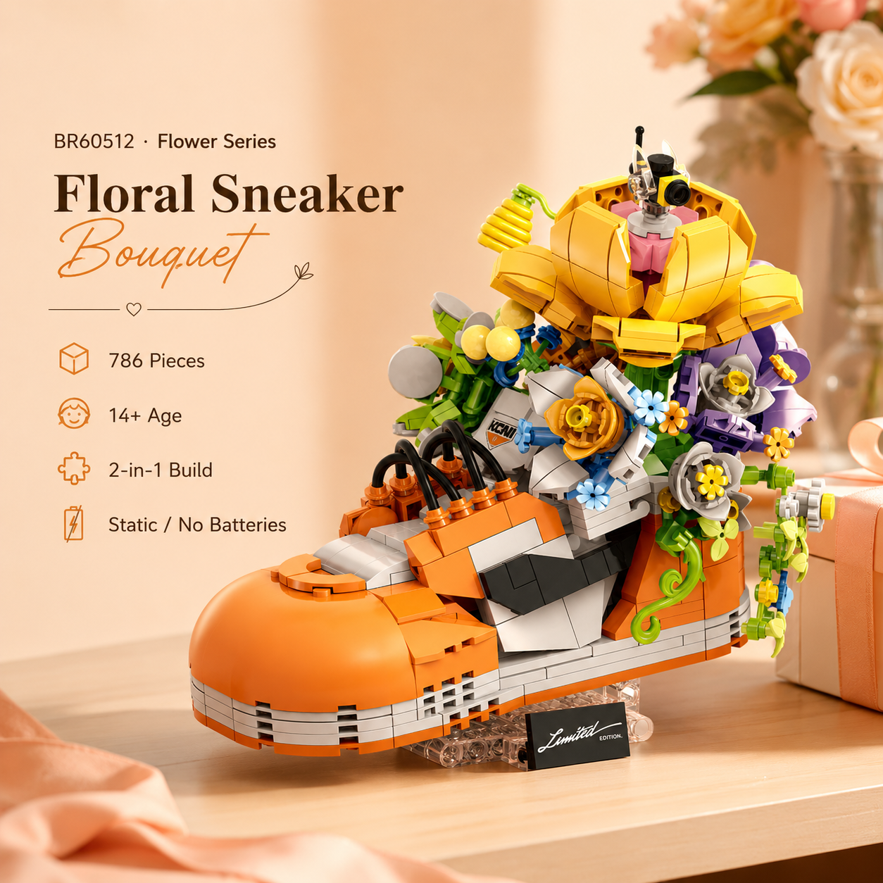 Floral Sneaker Bouquet Building Kit