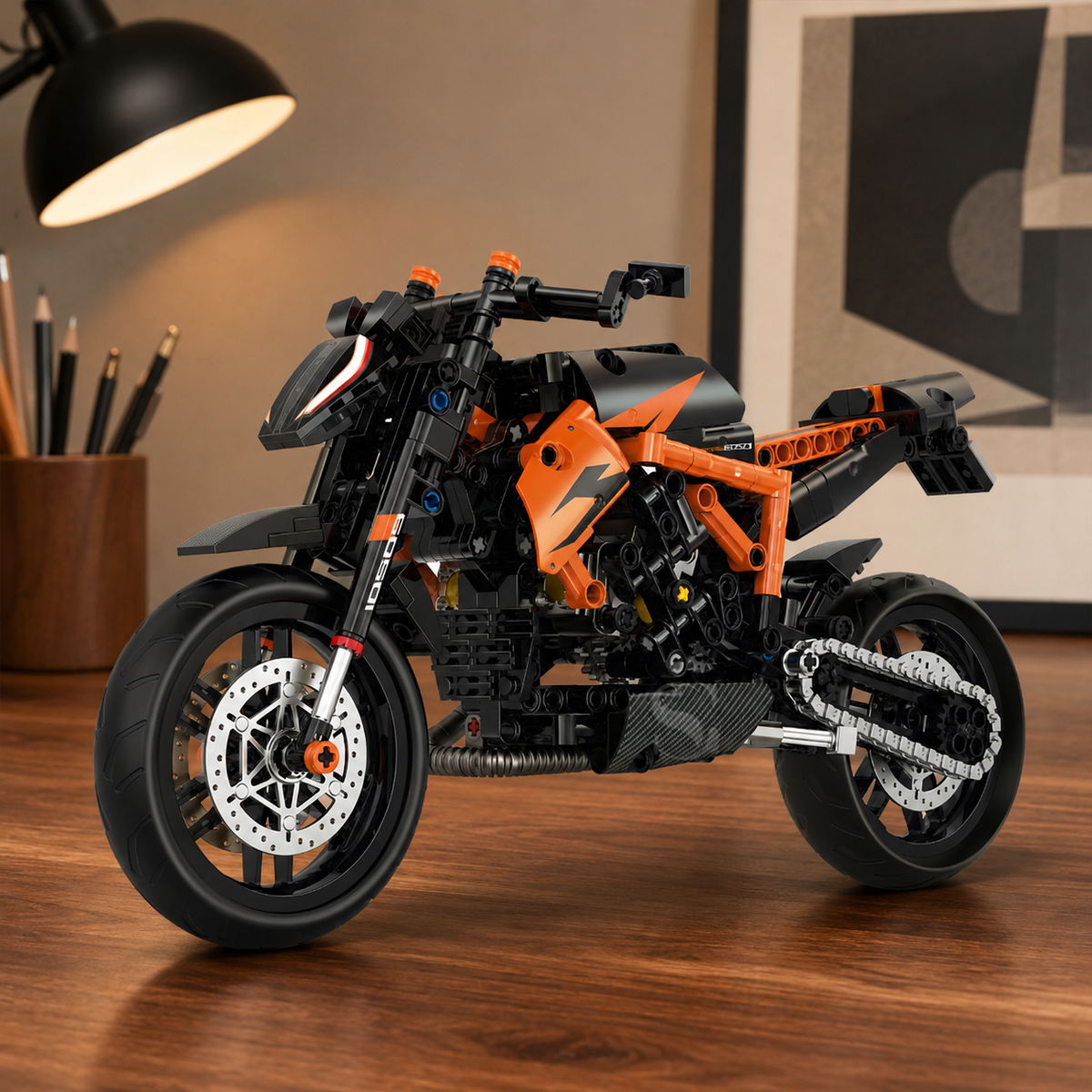 1:8 Naked Street Motorcycle Building Kit