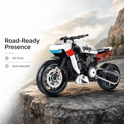 1:8 Adventure-Tourer Motorcycle Building Kit