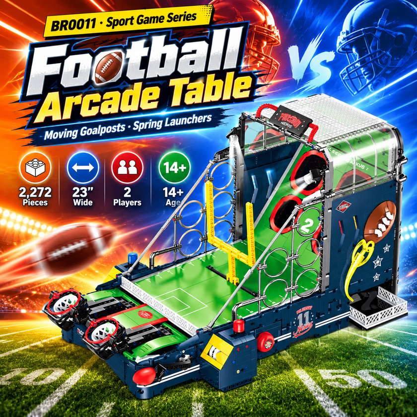 Tabletop American Football Building Blocks