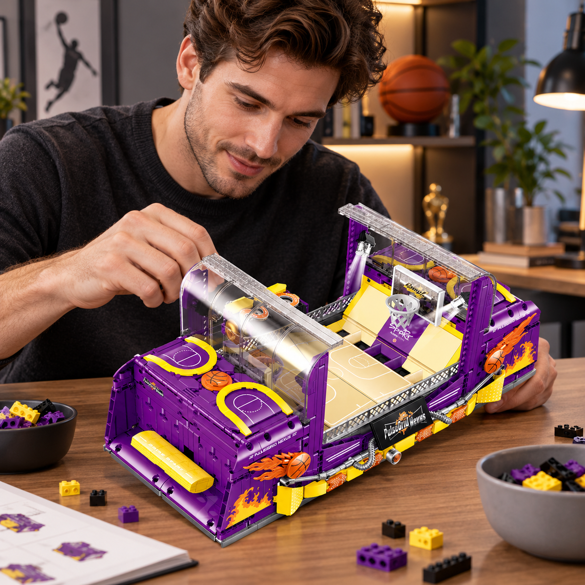 Desktop Basketball Arcade Building Blocks
