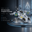Interstellar Freighter Gunship Building Kit | Mechanical Building Kits | BrickRoyal