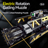 Motorised Rotary-Barrel Kinetic Blaster Building Kit | Mechanical Building Kits | BrickRoyal