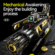 Motorised Rotary-Barrel Kinetic Blaster Building Kit | Mechanical Building Kits | BrickRoyal