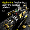Motorised Rotary-Barrel Kinetic Blaster Building Kit | Mechanical Building Kits | BrickRoyal
