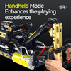 Motorised Rotary-Barrel Kinetic Blaster Building Kit | Mechanical Building Kits | BrickRoyal