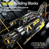 Motorised Rotary-Barrel Kinetic Blaster Building Kit | Mechanical Building Kits | BrickRoyal