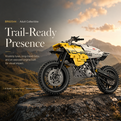1:8 Off-Road Enduro Motorcycle Building Kit