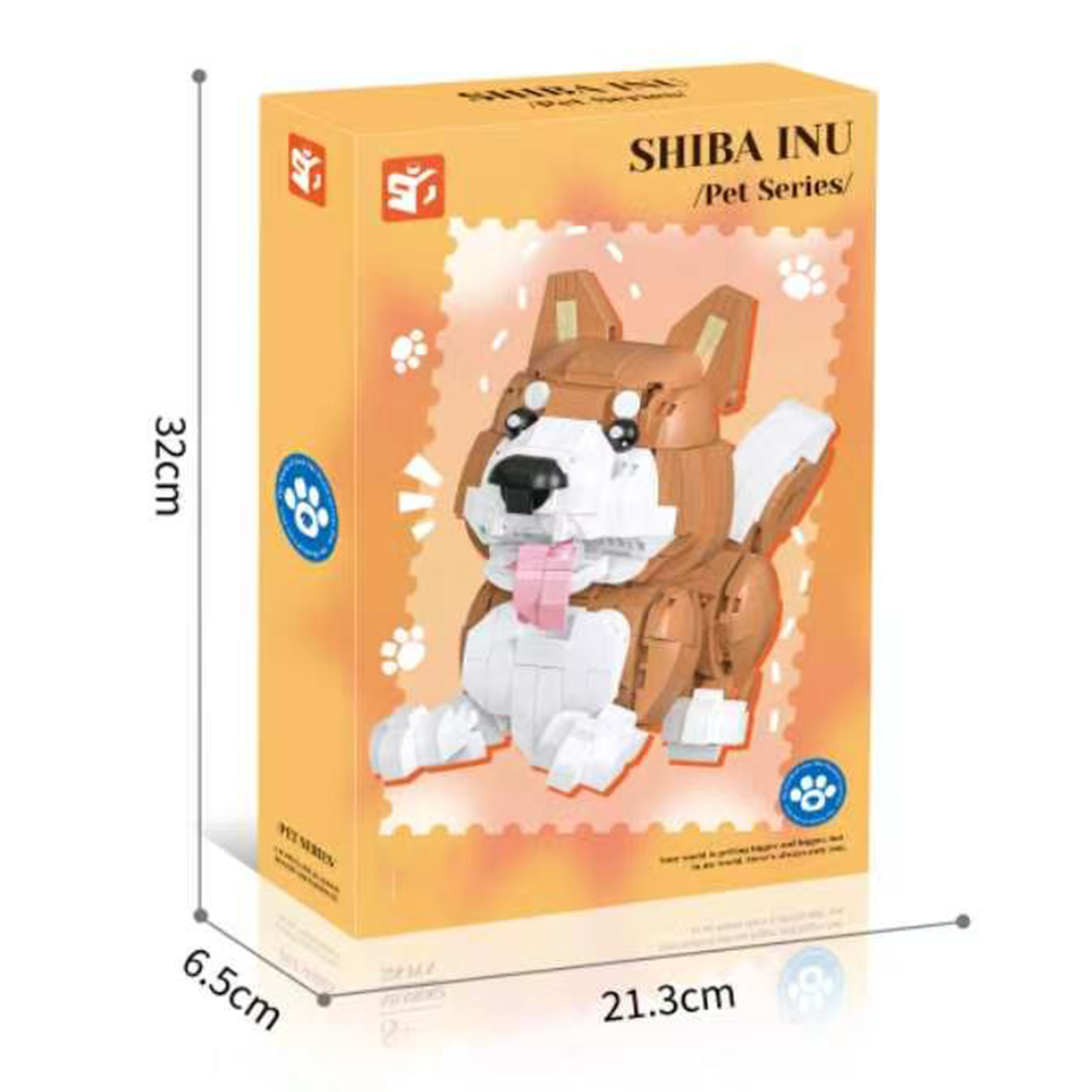 Meet the Shiba Inu That Never Needs a Walk – A Brick Companion for Your Desk Building Set