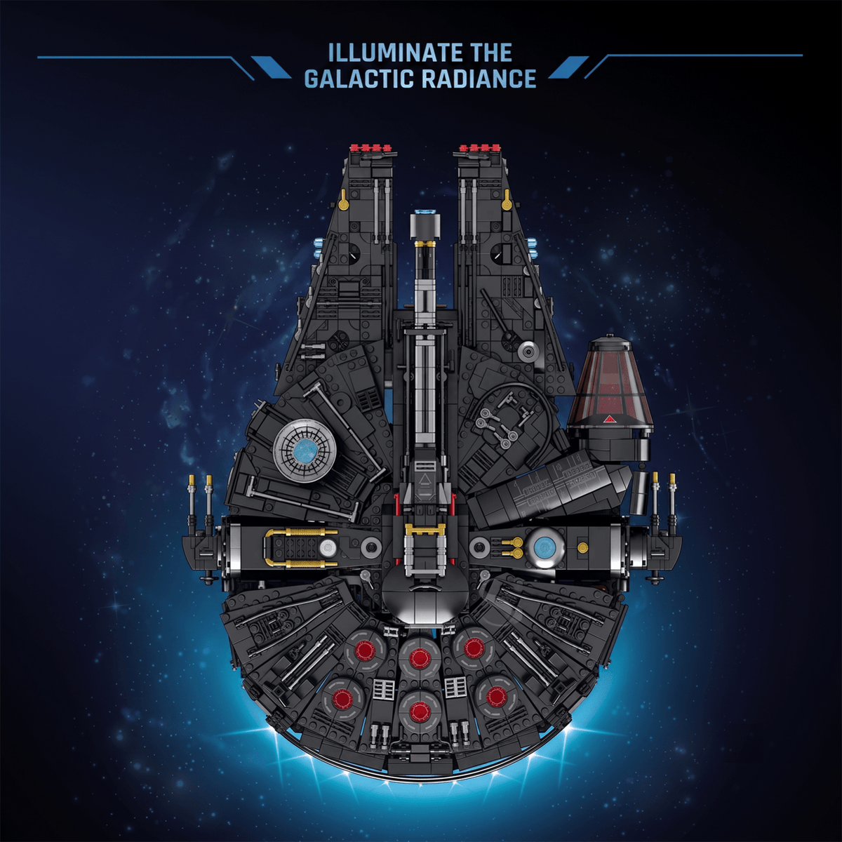 Sci-Fi Freighter Starship Building Kit | Mechanical Building Kits | BrickRoyal