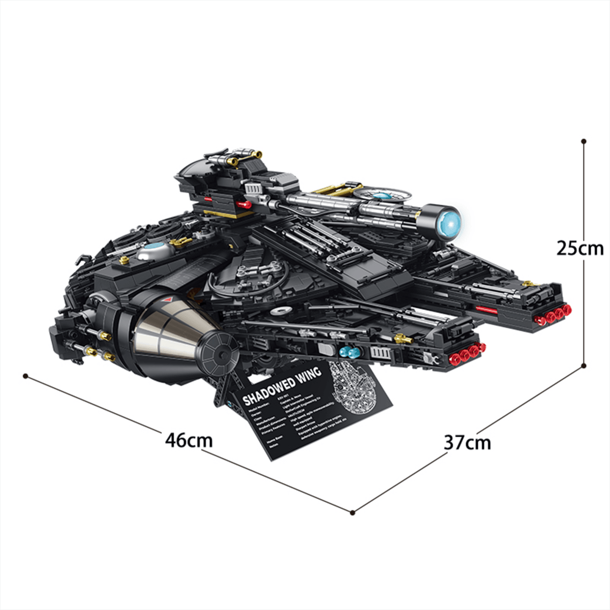 Sci-Fi Freighter Starship Building Kit | Mechanical Building Kits | BrickRoyal
